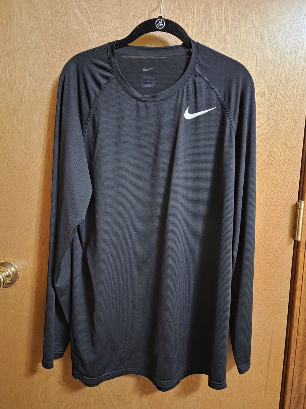 Nike Men’s Black Dri-FIT Long Sleeve Training Shirt